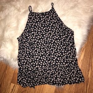 Floral Halter Tank